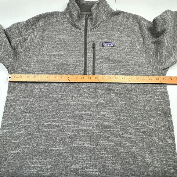 Patagonia Better Sweater Mens Large Gray 1/4 Zip Fleece Outdoor Nature Hiking - Picture 12 of 14